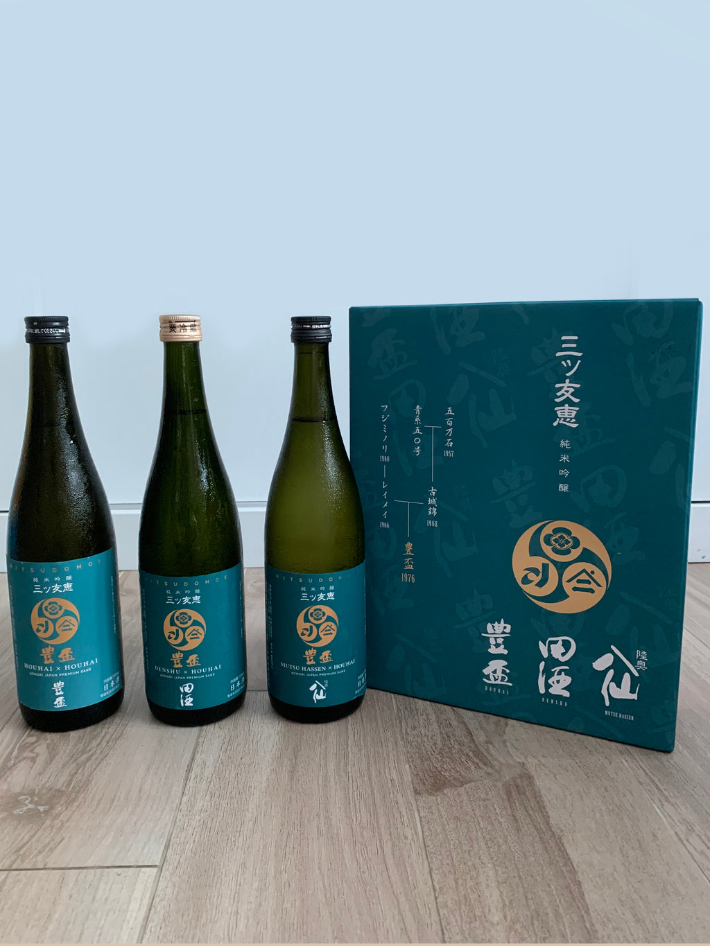 【三ッ友恵】純米酒 日本清酒 3支裝 720ml