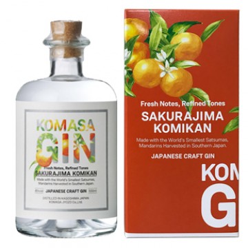 【Komasa】 Gin Mandarin 小蜜柑 SAKURAJIMA KOMIKAN' (with box) 50cl